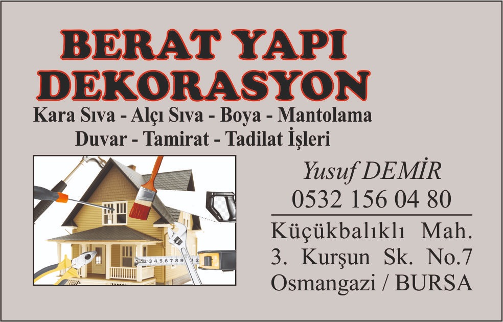 Berat Dekorasyon İnşaat